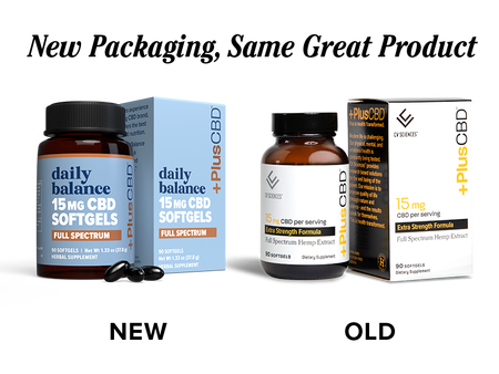 CBD SOFTGEL CAPSULES 15MG 90CT